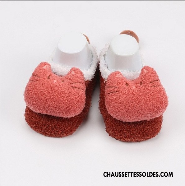 Chaussettes Courtes Fille Plume Style Chaud L'automne Hiver Bébé Yarn Bleu