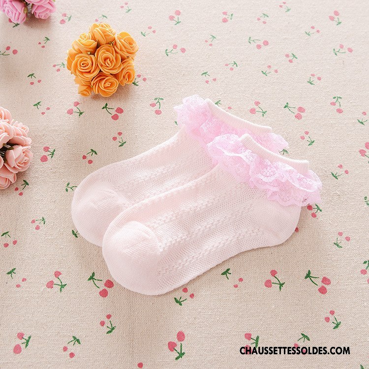 Chaussettes Courtes Fille Printemps Enfant Le Nouveau Bébé Chaussette Courte Princesse Violet