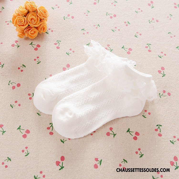 Chaussettes Courtes Fille Printemps Enfant Le Nouveau Bébé Chaussette Courte Princesse Violet