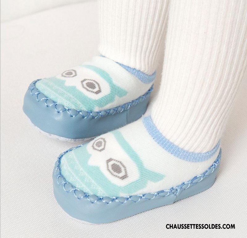 Chaussettes Courtes Fille Printemps Le Nouveau Bébé Cuir Antidérapant L'automne Jaune