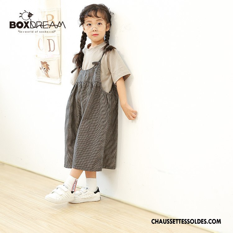 Chaussettes Courtes Fille Tendance Cool Le Nouveau Coton Bio Chaussette Courte Enfant Rouge
