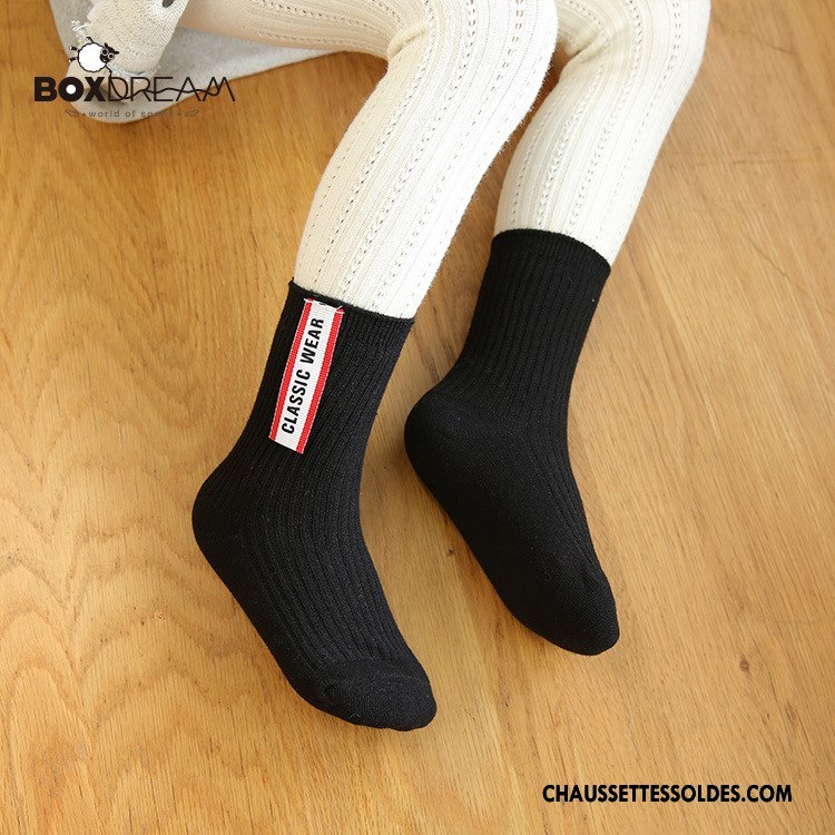 Chaussettes Courtes Fille Tendance Cool Le Nouveau Coton Bio Chaussette Courte Enfant Rouge
