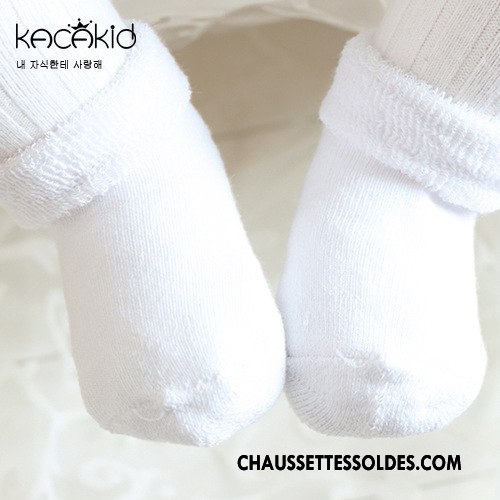 Chaussettes Courtes Fille Terry Chaussette Courte Renforcé Thermiques L'automne 100% Coton Rouge