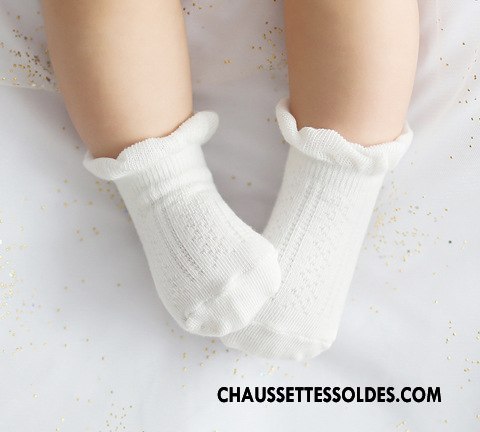 Chaussettes Courtes Fille Été Enfant Dentelle Bébé Respirant Chaussette Courte Pure Gris