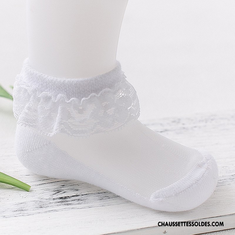 Chaussettes Courtes Fille Été Femme Le Nouveau Soie De Glace Danse Enfant Blanc Vert