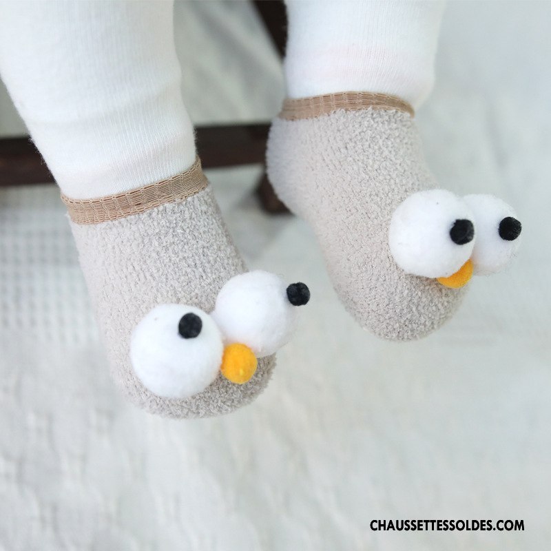 Chaussettes Courtes Fille Œil Le Nouveau Bébé Gros Enfant Chaussette Basse Coupée Jaune