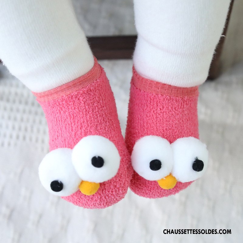 Chaussettes Courtes Fille Œil Le Nouveau Bébé Gros Enfant Chaussette Basse Coupée Jaune