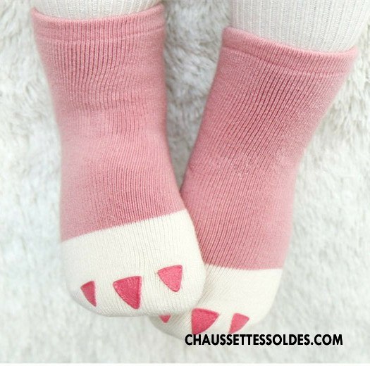 Chaussettes Courtes Garçon 100% Coton Femme Enfant Thermiques Homme Terry Marron / Brun