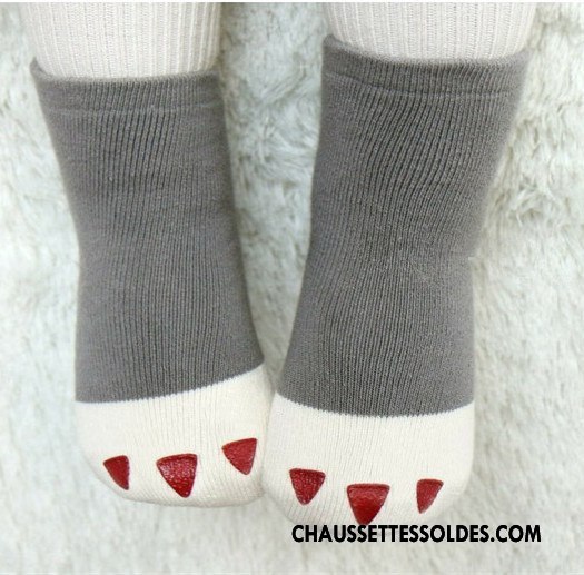 Chaussettes Courtes Garçon 100% Coton Femme Enfant Thermiques Homme Terry Marron / Brun