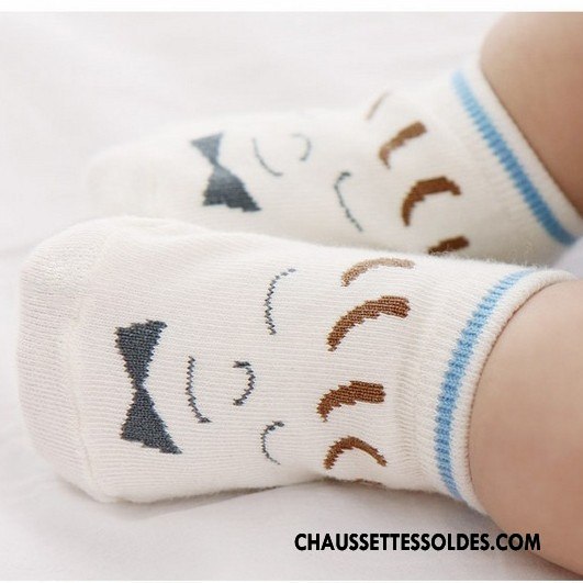 Chaussettes Courtes Garçon Animal Bébé Printemps Antidérapant 100% Coton Enfant