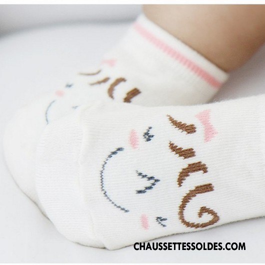 Chaussettes Courtes Garçon Animal Bébé Printemps Antidérapant 100% Coton Enfant