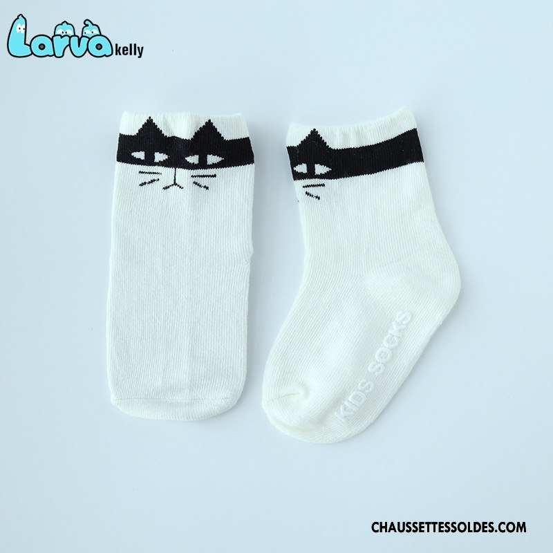 Chaussettes Courtes Garçon Animal Bébé Printemps Antidérapant 100% Coton Enfant