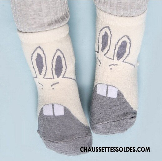 Chaussettes Courtes Garçon Animal Bébé Printemps Antidérapant 100% Coton Enfant