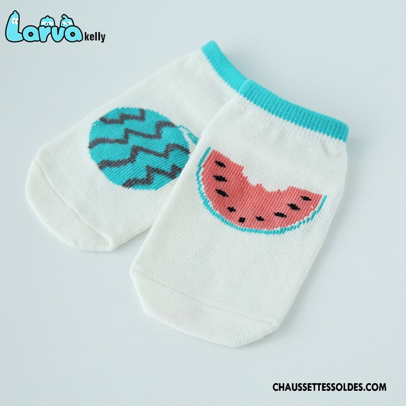 Chaussettes Courtes Garçon Animal Bébé Printemps Antidérapant 100% Coton Enfant