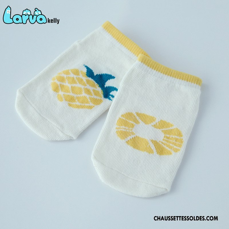 Chaussettes Courtes Garçon Animal Bébé Printemps Antidérapant 100% Coton Enfant