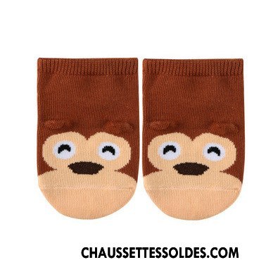 Chaussettes Courtes Garçon Bébé Animal Antidérapant Le Nouveau Chaussette Basse Coupée Enfant Bleu