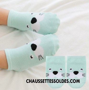 Chaussettes Courtes Garçon Bébé Animal Antidérapant Le Nouveau Chaussette Basse Coupée Enfant Bleu