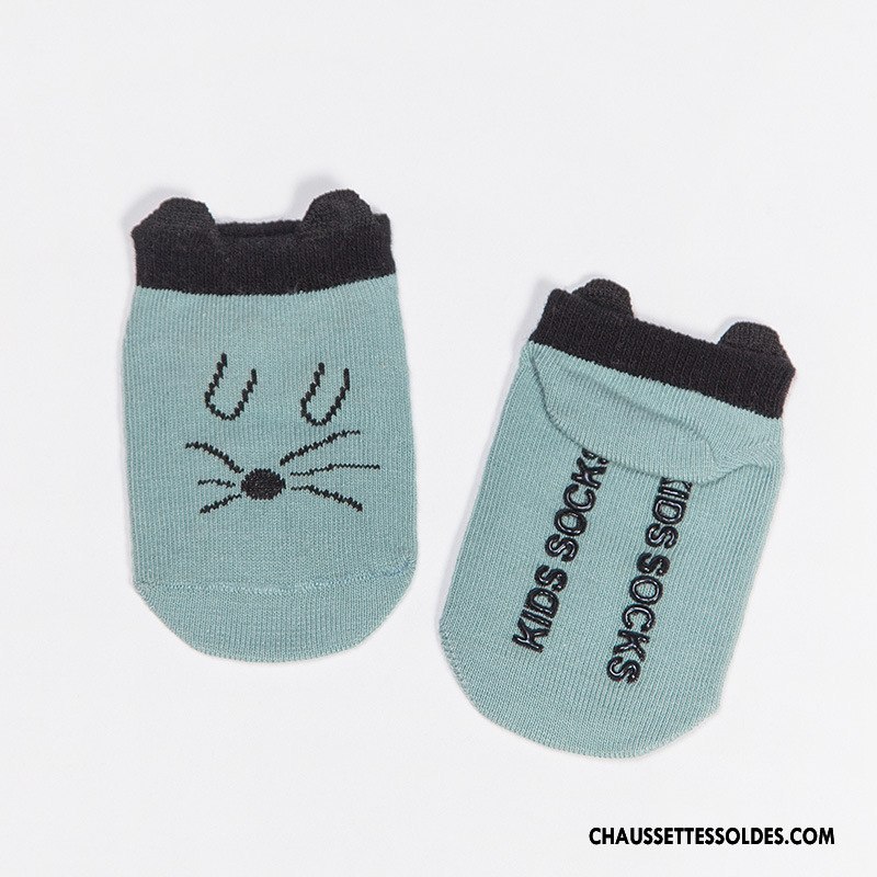 Chaussettes Courtes Garçon Bébé Dessin Animé Femme Légère Homme Matelassé Jaune