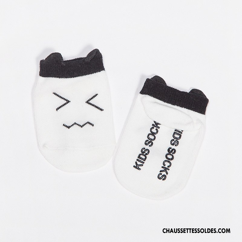 Chaussettes Courtes Garçon Bébé Dessin Animé Femme Légère Homme Matelassé Jaune