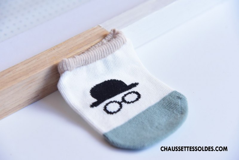 Chaussettes Courtes Garçon Bébé Le Nouveau 100% Coton Dessin Animé Enfant Chaussette Basse Coupée Bleu