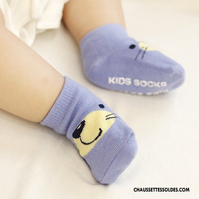 Chaussettes Courtes Garçon Chaussette Basse Coupée Enfant Invisible Chaussettes En Coton Dessin Animé Bébé Jaune