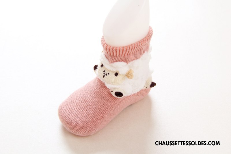 Chaussettes Courtes Garçon Chaussettes En Coton Enfant Bébé Dessin Animé Légère Été Marron / Brun