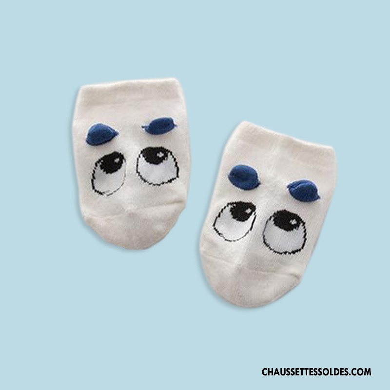 Chaussettes Courtes Garçon Coton Bio Légère Le Nouveau Bébé 100% Coton Antidérapant Gris