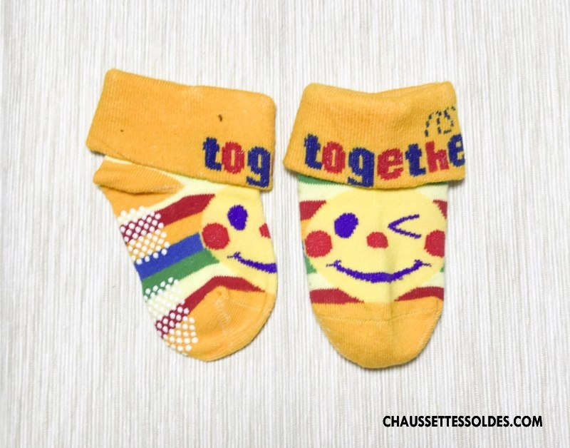 Chaussettes Courtes Garçon Dessin Animé Enfant Coton Bio Antidérapant Le Nouveau Bébé Gris