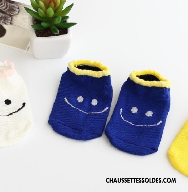 Chaussettes Courtes Garçon Enfant 100% Coton Chaussette Basse Coupée Coton Bio Bébé Jaune