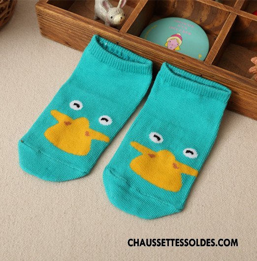 Chaussettes Courtes Garçon Enfant 100% Coton Chaussette Basse Coupée Coton Bio Bébé Jaune