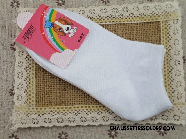 Chaussettes Courtes Garçon Enfant Chaussette Basse Coupée Matelassé Été Coton Bio Marque Blanc Jaune