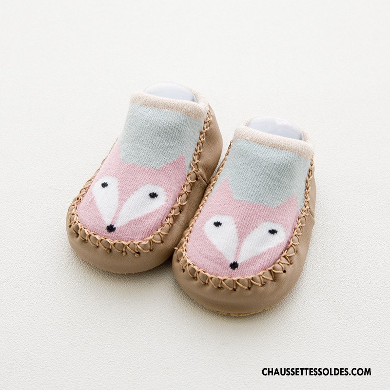 Chaussettes Courtes Garçon Enfant Printemps Bébé Créatif Antidérapant Dessin Animé Bleu