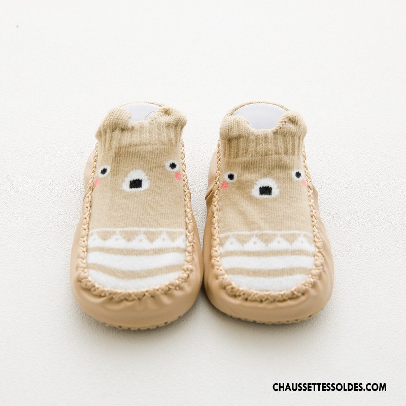 Chaussettes Courtes Garçon Enfant Printemps Bébé Créatif Antidérapant Dessin Animé Bleu