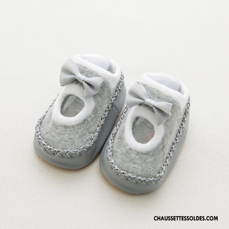 Chaussettes Courtes Garçon Enfant Printemps Bébé Créatif Antidérapant Dessin Animé Bleu