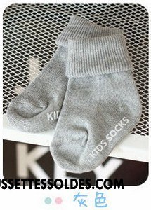 Chaussettes Courtes Garçon Flambage Bébé Matelassé Le Nouveau Bouche Libre Antidérapant Bleu Clair
