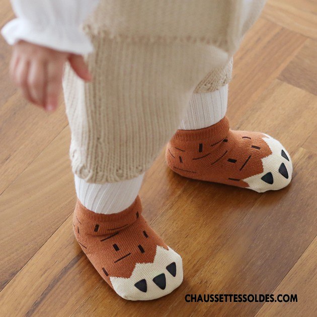 Chaussettes Courtes Garçon Hiver Bébé Coton Bio Le Nouveau L'automne Terry Jaune