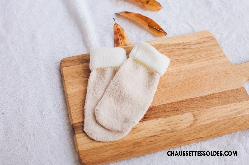 Chaussettes Courtes Garçon Hiver Serviette Enfant Flambage Thermiques L'automne Couleurs De Bonbons Gris