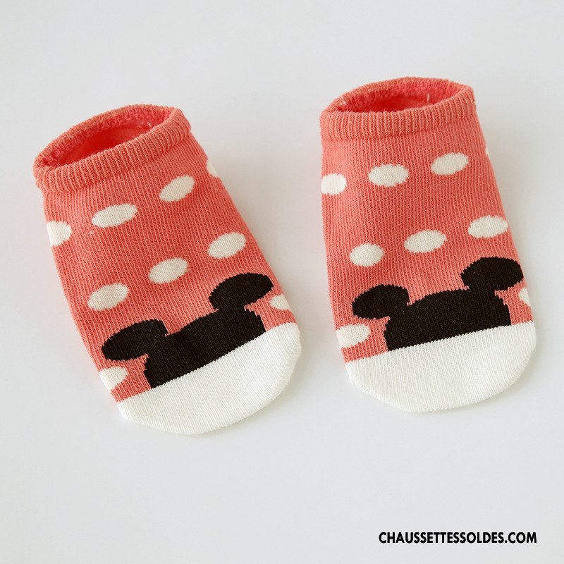 Chaussettes Courtes Garçon Le Nouveau Dessin Animé Bébé Enfant Silicone Chaussette Basse Coupée Gris