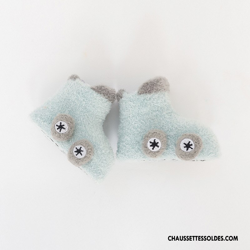 Chaussettes Courtes Garçon Le Nouveau Dessin Animé L'automne Bébé Yarn Plume Jaune