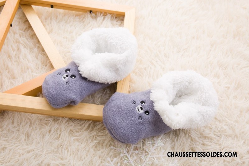 Chaussettes Courtes Garçon Le Nouveau Renforcé Bébé Enfant Dessin Animé Brodé Rose