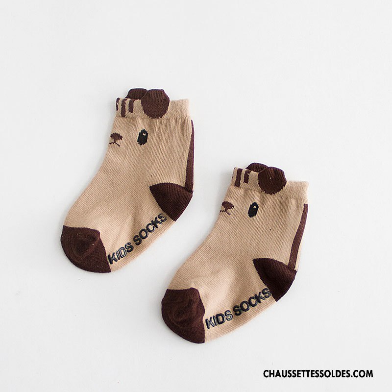 Chaussettes Courtes Garçon Milieu Dessin Animé Homme Printemps Bébé Enfant Bleu