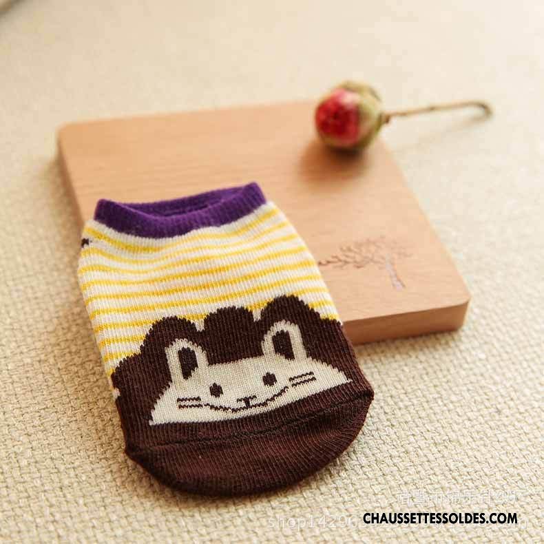 Chaussettes Courtes Garçon Printemps 100% Coton Enfant Antidérapant Le Nouveau Coton Bio Bleu Marin