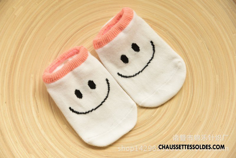 Chaussettes Courtes Garçon Printemps 100% Coton Enfant Antidérapant Le Nouveau Coton Bio Bleu Marin
