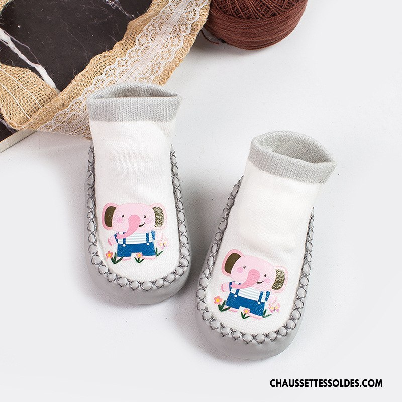Chaussettes Courtes Garçon Printemps Enfant Dessin Animé Bébé Animal Charmant
