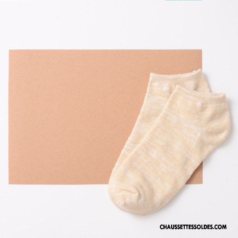Chaussettes Courtes Homme 100% Coton Chaussette Courte Matelassé Chaussette Basse Coupée Rétro Style National Bleu Clair