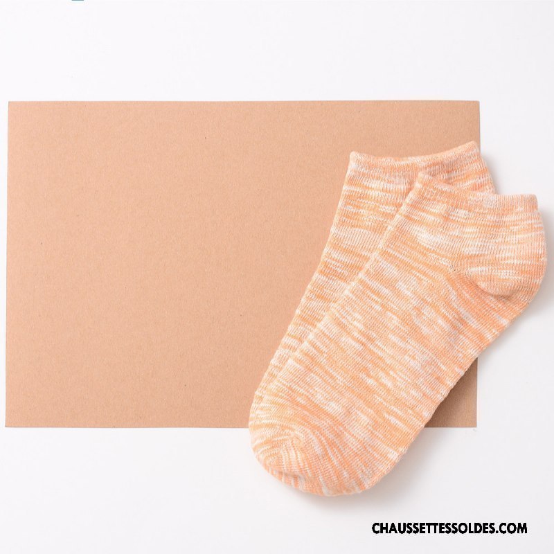 Chaussettes Courtes Homme 100% Coton Chaussette Courte Matelassé Chaussette Basse Coupée Rétro Style National Bleu Clair