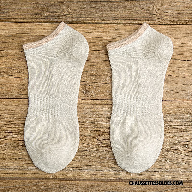 Chaussettes Courtes Homme 100% Coton Le Nouveau Hiver Terry L'automne Personnalité Pure Marron / Brun