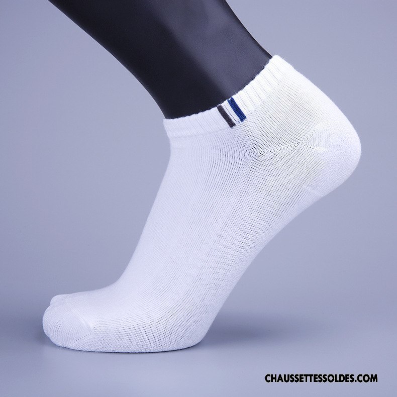 Chaussettes Courtes Homme Absorber La Sueur Haute Qualité Casual Porter Adulte Respirant Noir