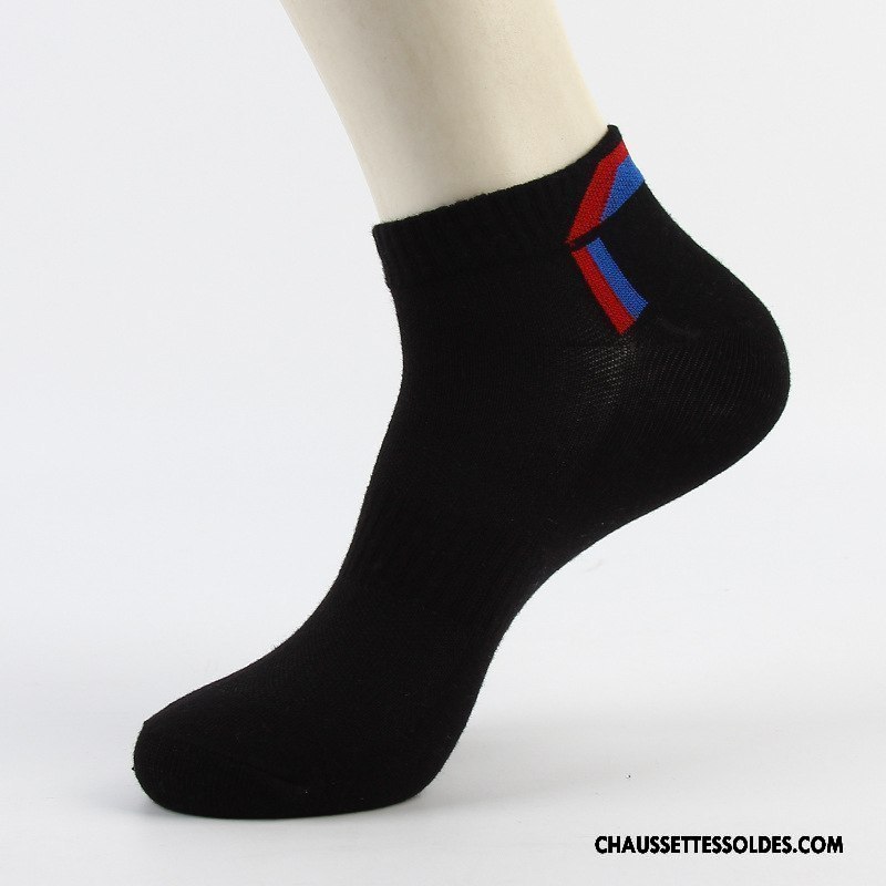 Chaussettes Courtes Homme Chaussette Basse Coupée Absorber La Sueur 100% Coton Chaussette Courte Triangle Mouvement Couleurs Mixtes Gris