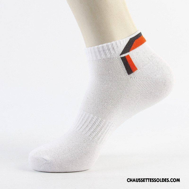Chaussettes Courtes Homme Chaussette Basse Coupée Absorber La Sueur 100% Coton Chaussette Courte Triangle Mouvement Couleurs Mixtes Gris